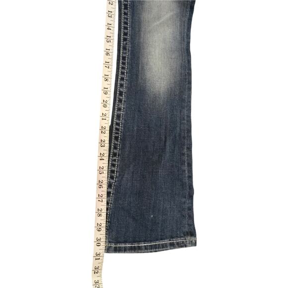 Miss Me Boot‎ Cut Bling Pockets Stretch Women's Size 26 x 30.5 - Picture 10 of 11